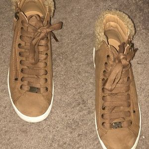 Ugg Cognac  High Top Sneaker Size 7